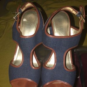 Guess - Denim High Wedges